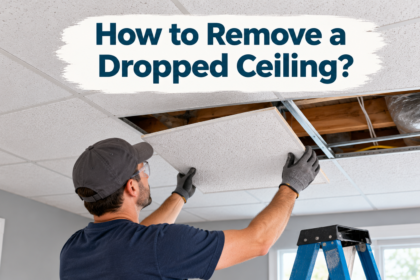 How to Remove a Dropped Ceiling?