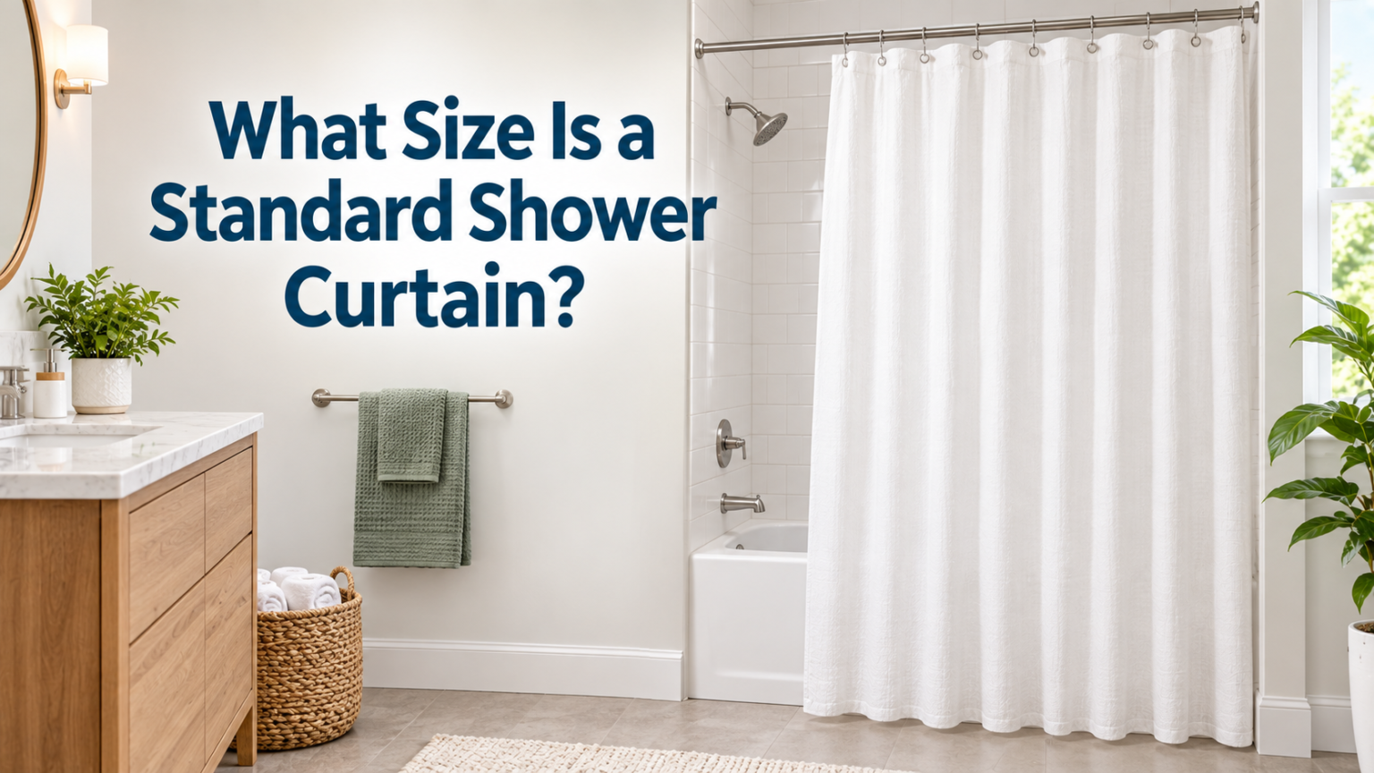 What Size Is a Standard Shower Curtain?
