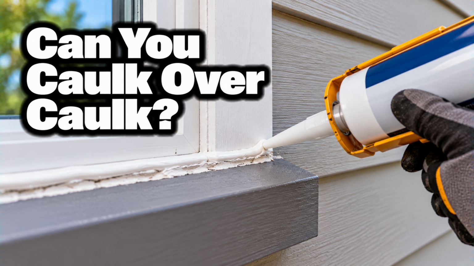 Can You Caulk Over Caulk