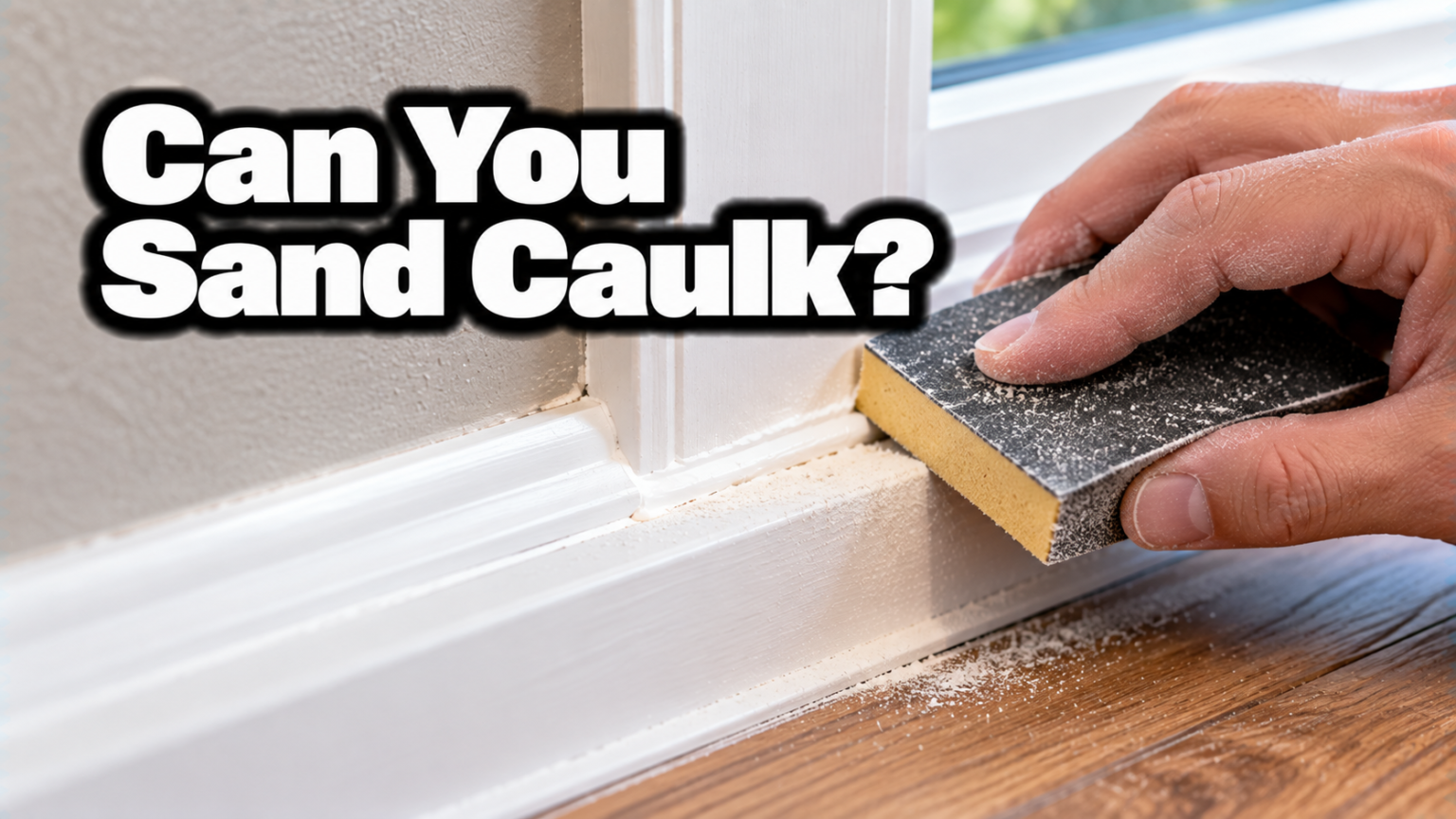 Can You Sand Caulk?