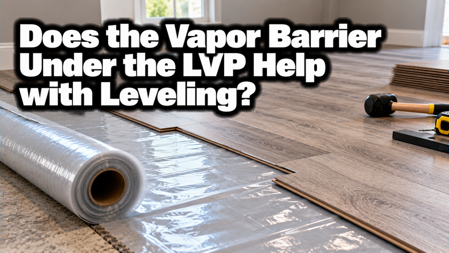 Does a Vapor Barrier Under LVP Help With Leveling?