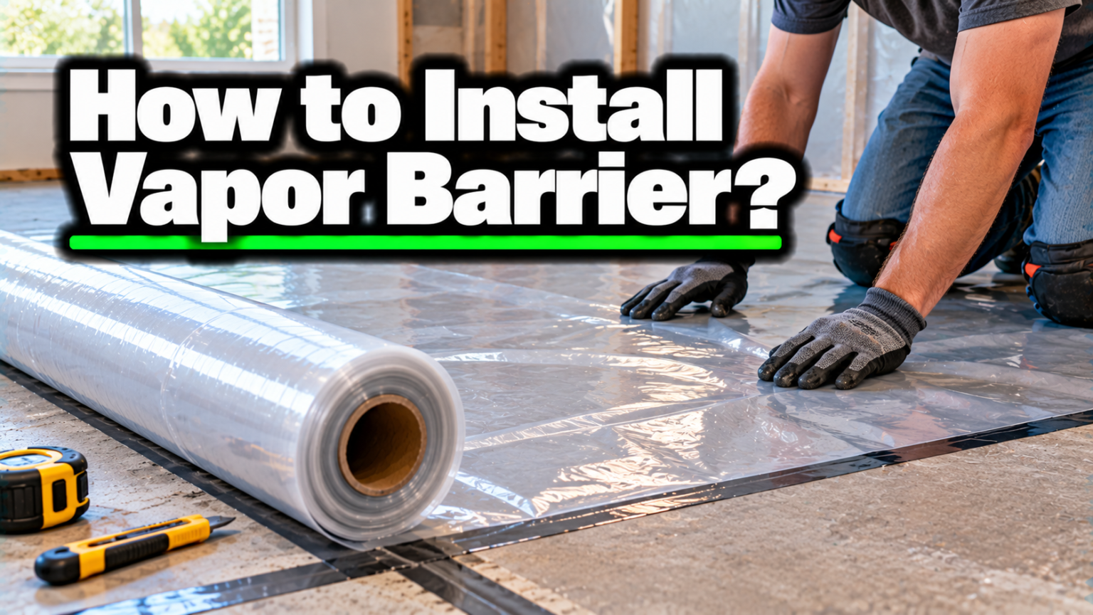 How to Install a Vapor Barrier