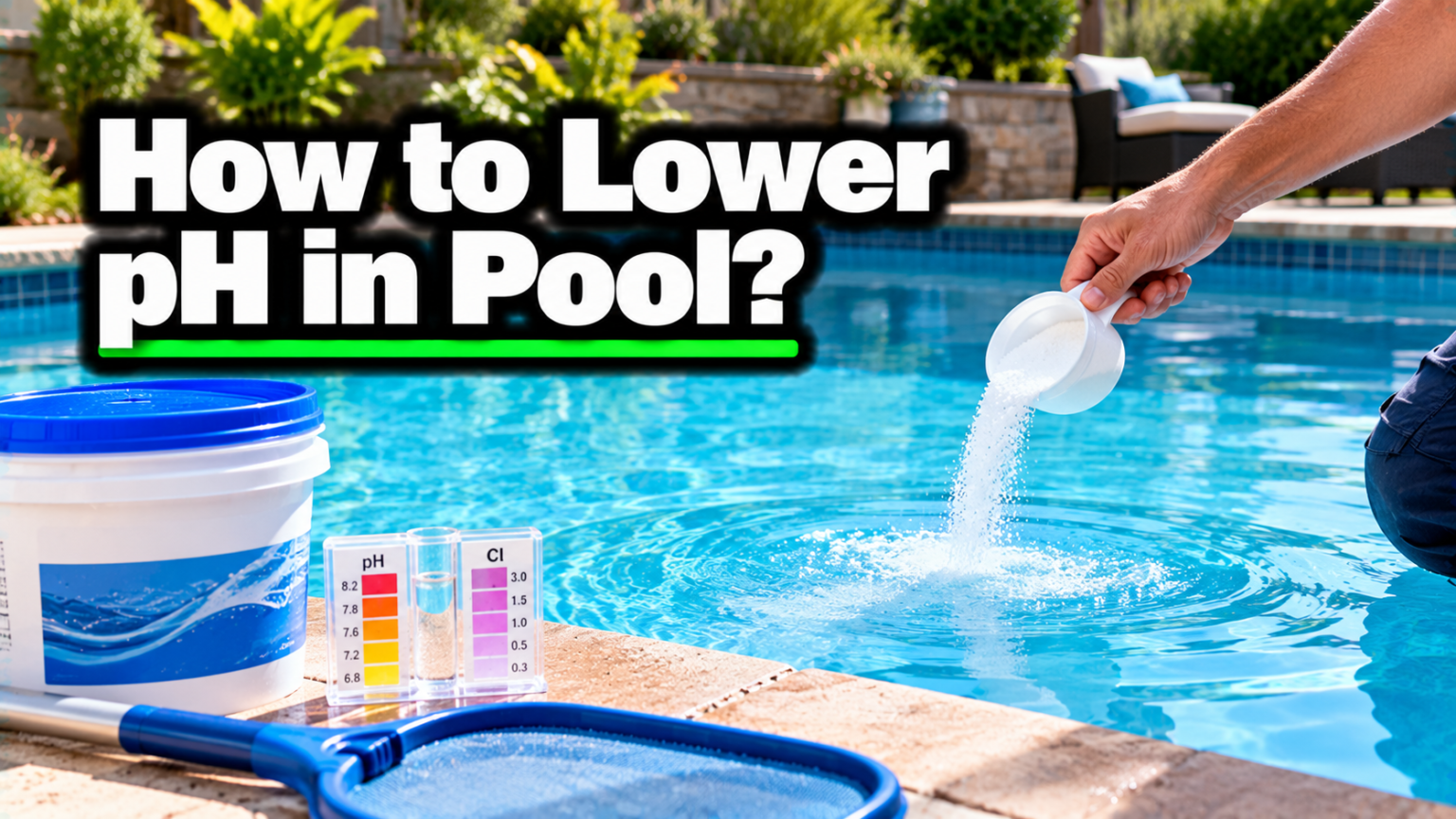 How to Lower pH in a Pool