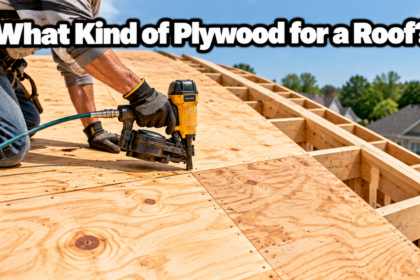 What Kind of Plywood for a Roof?