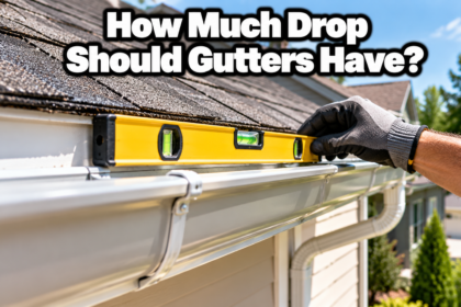 How Much Drop Should Gutters Have?